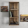 Hanah Home Estantería de Pared Moderna e Industrial - Nogal